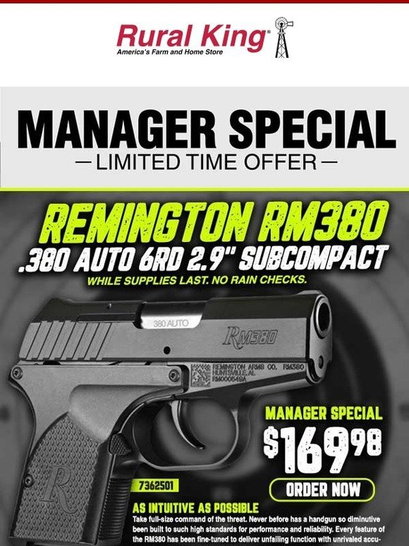 remington gun rebate