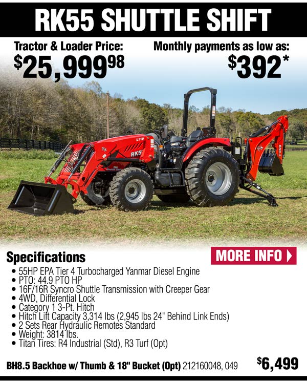 Rural The RK55 Compact Tractor In Action! Milled