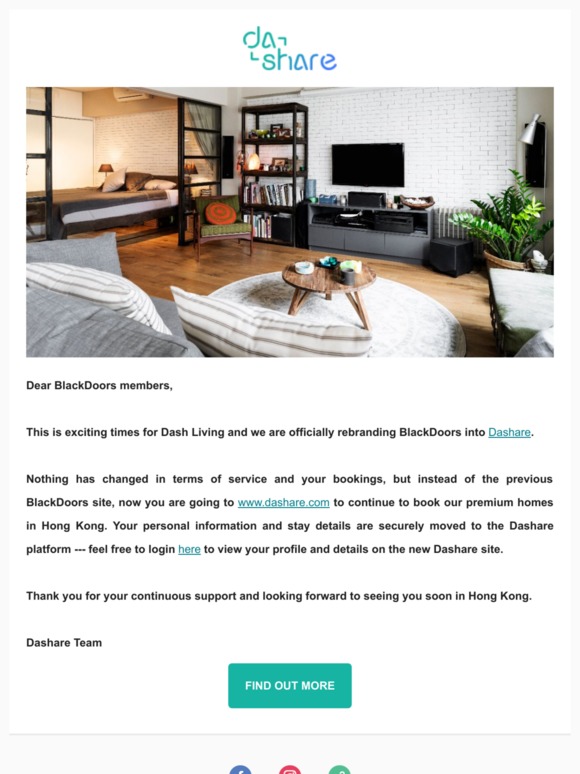 🥳BlackDoors is now Dashare, by Dash Living