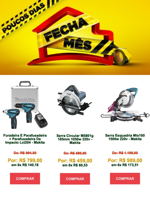ComeÃ§ou o Fecha MÃªs, atÃ© 55% de desconto! Aproveite ï»¿â