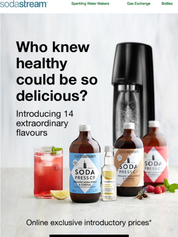 Sodastream Uk Ta Da 🎉 Introducing 14 New Flavours Milled