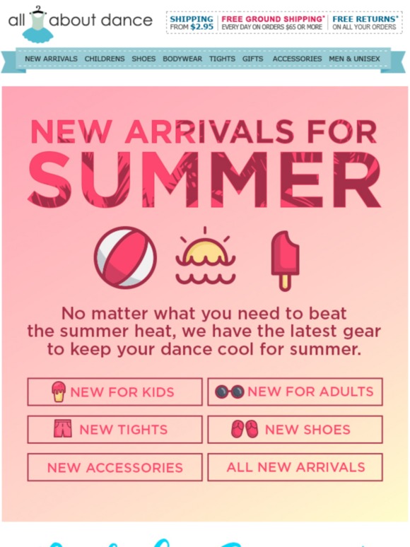 New for Summer Dance! Get Ready