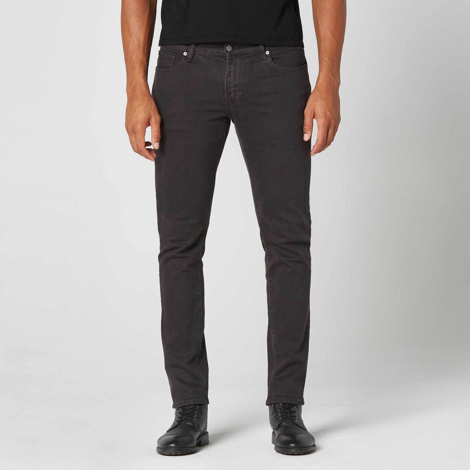 mens charcoal skinny jeans