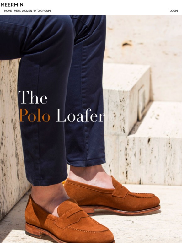 suede polo loafers