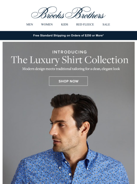 brooks brothers luxury shirt collection
