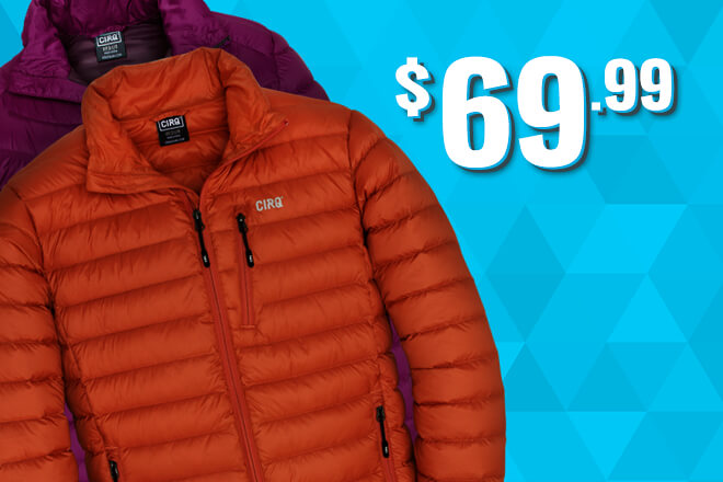 cirq shasta down jacket
