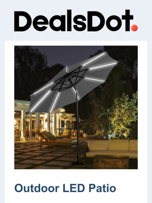 70% Off Solar LED Patio Umbrellas, Bug Zappers and More 🐜