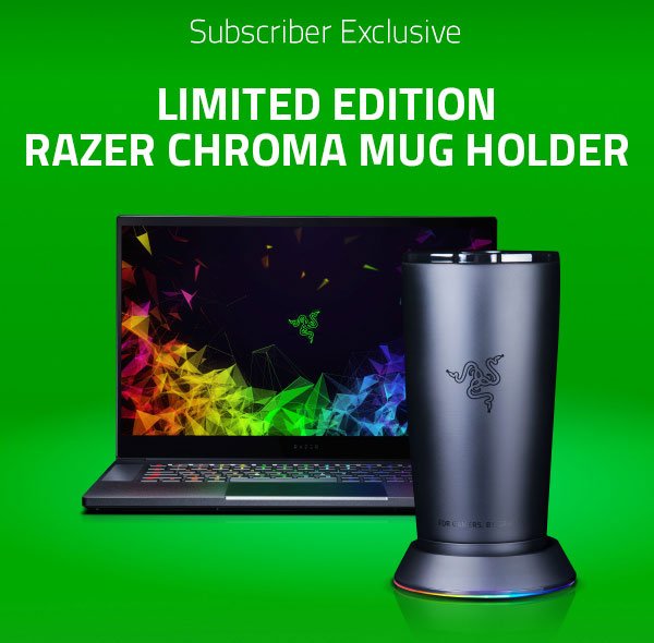 Razer US: 🌟 Exclusive: Razer Chroma Mug Holder up for Grabs | Milled