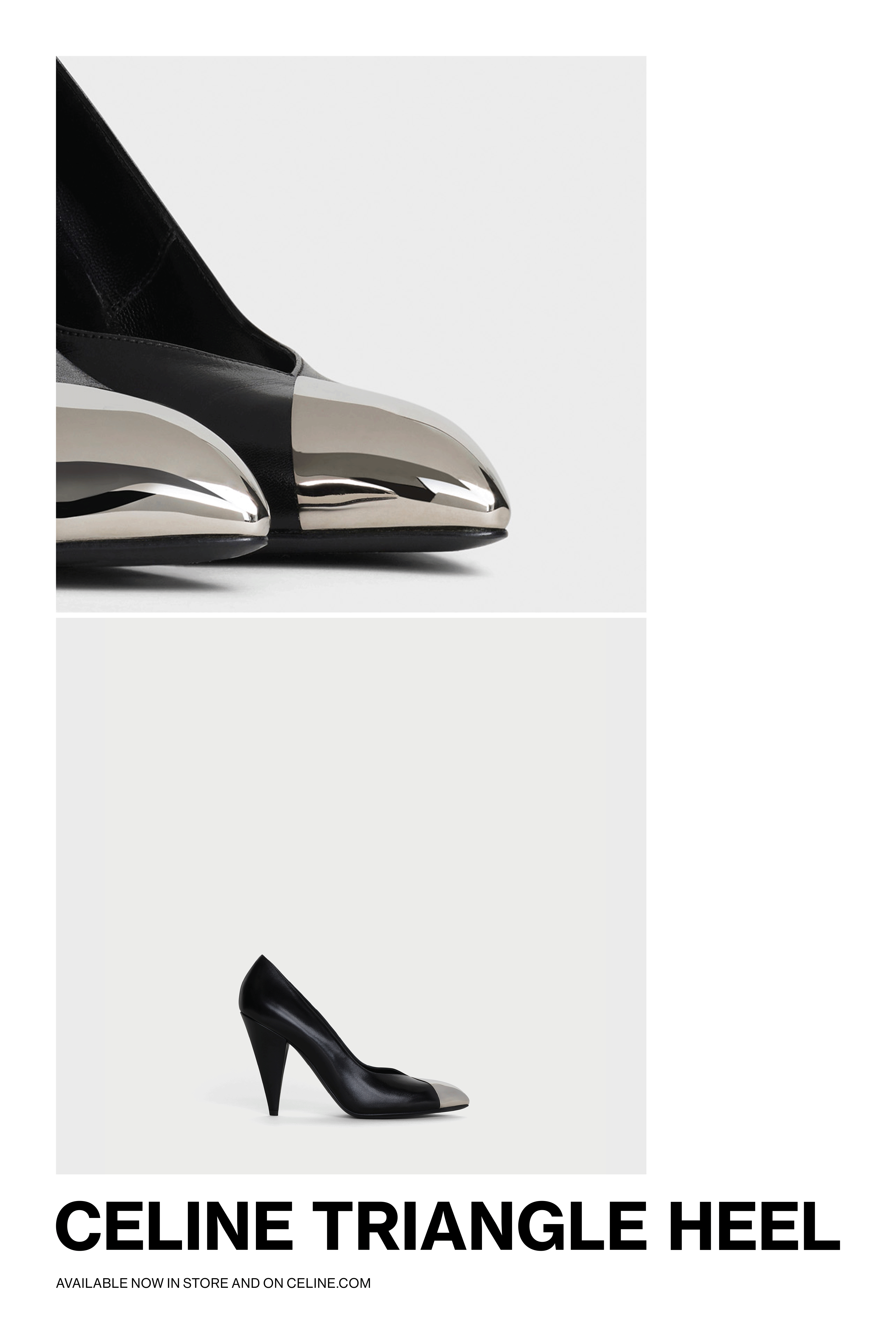 celine triangle heel