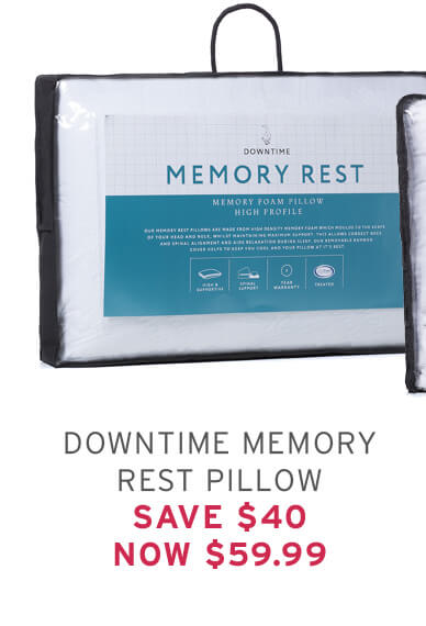downtime memory rest pillow