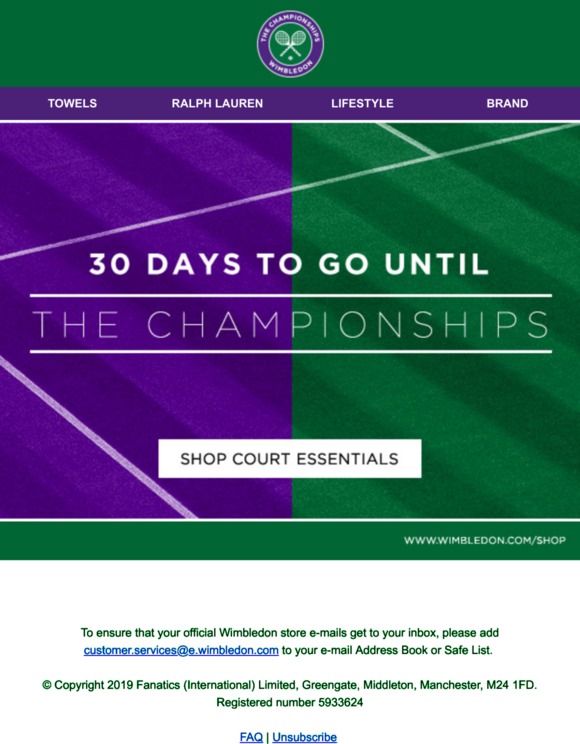 30 Days To Go To The Championships