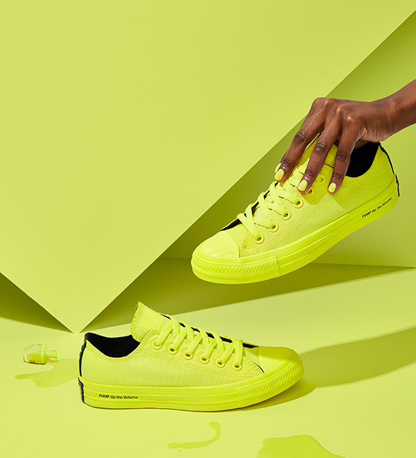 converse opi yellow