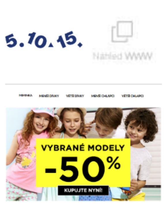 ☛ Vybrané modely -50% ☚ | Doprava Zdarma od 1000 Kč!