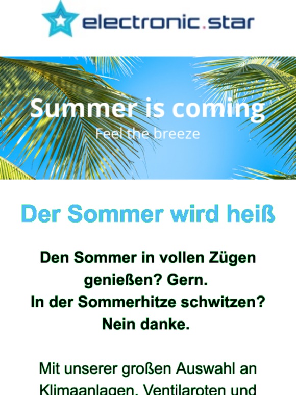 Die Temperatur ist ⬆ aber die Preise sind ⬇