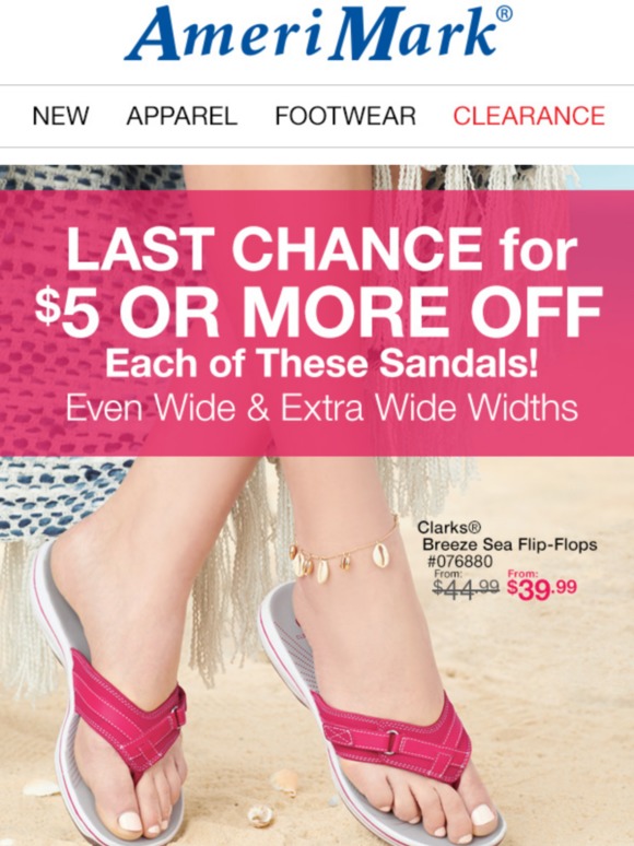 amerimark flip flops