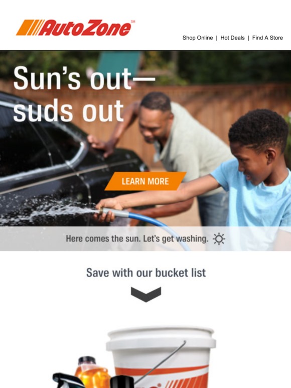 AutoZone Inside 20 Premium Car Wash Bucket Milled