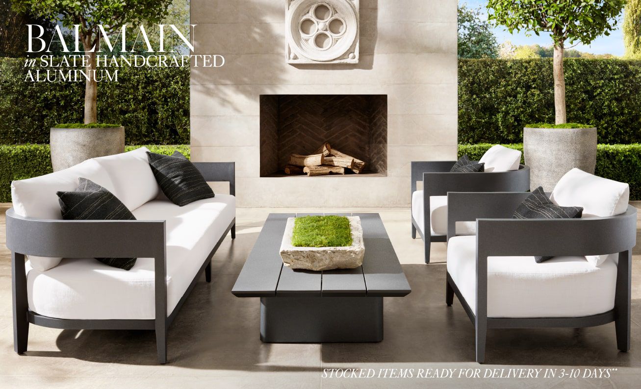 Restoration Hardware The Balmain Outdoor Collection. In Solid Teak
