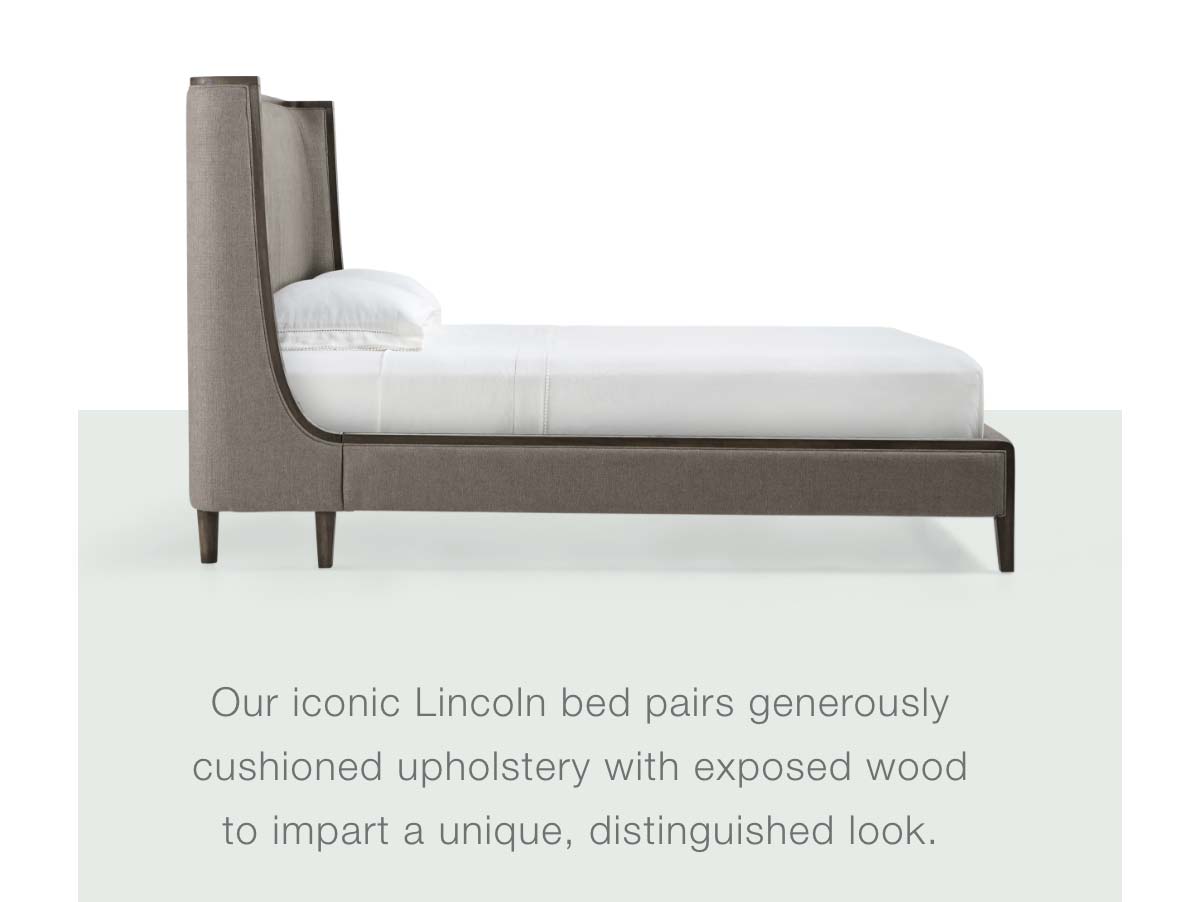 Arhaus The Lincoln Bed Collection Relax in Sleek, Modern Style Milled
