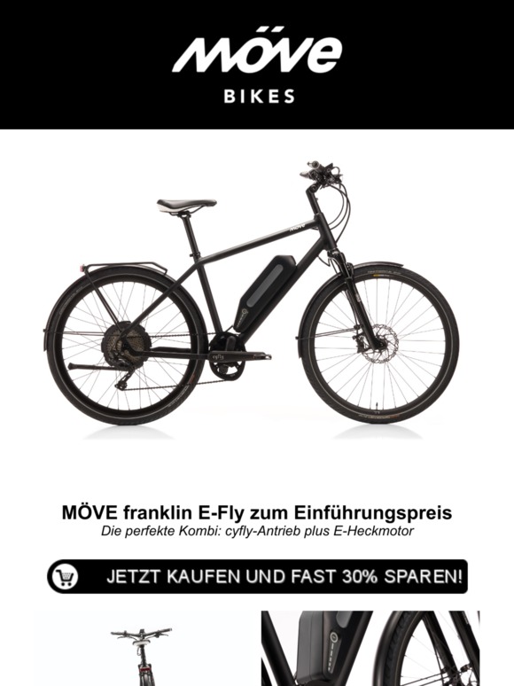 Nur für kurze Zeit: MÖVE franklin E-Fly zum Sonderpreis