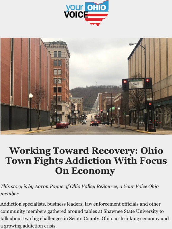 Working Toward Recovery: Ohio Town Fights Addiction With Focus On Economy