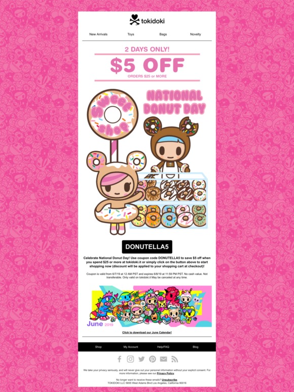 Tokidoki Email Newsletters Shop Sales Discounts And Coupon Codes Page 5