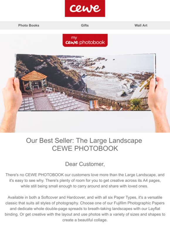 cewe photoworld Our BestSelling Photo Book Milled