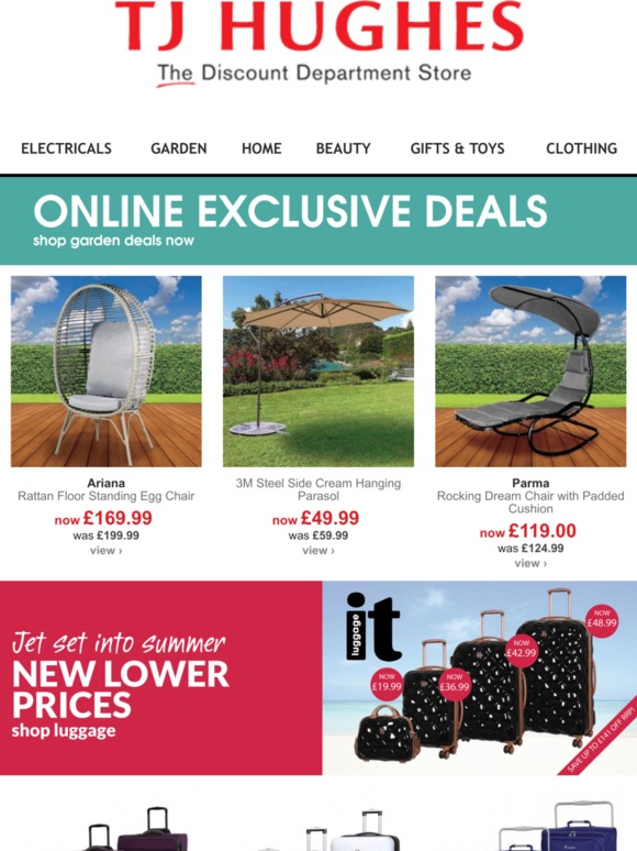 TJ Hughes ONLINE EXCLUSIVE PRICE DROP! Milled