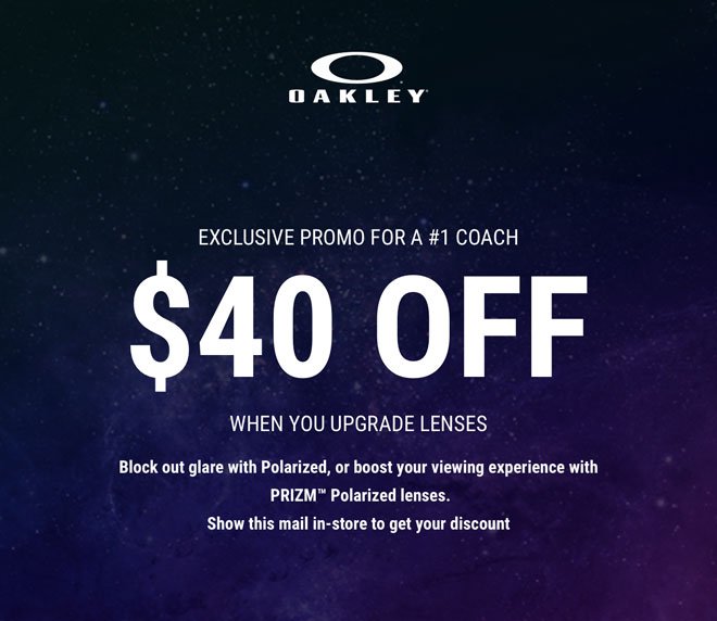Oakley At: Exclusive Father's Day Promo 