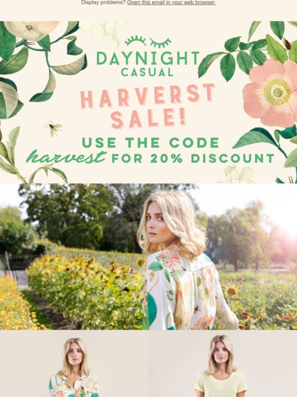 Harvest Sale!