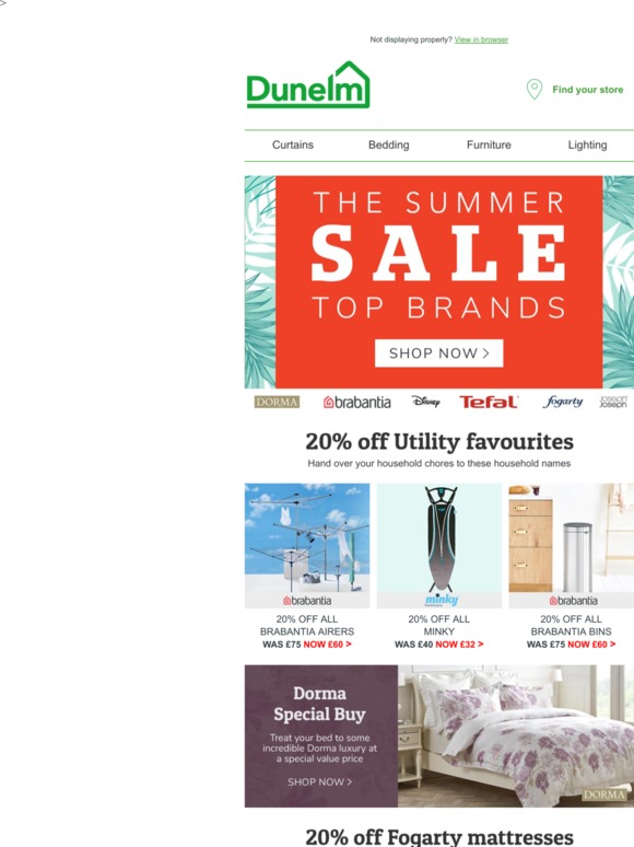 Dunelm Price drops worth a name DROP Milled
