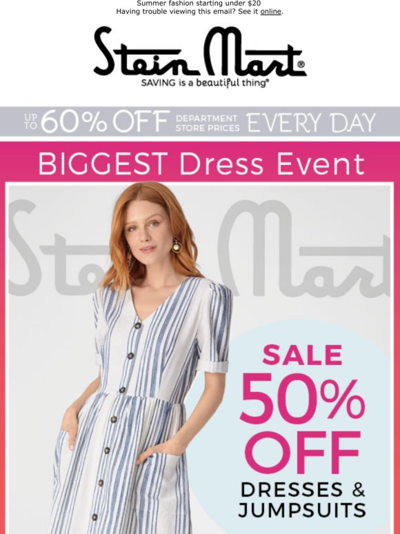 steinmart dresses clearance