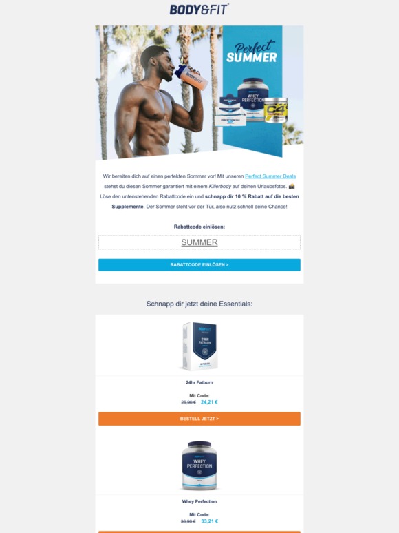 Profitiere jetzt von unseren Perfect Summer Deals!