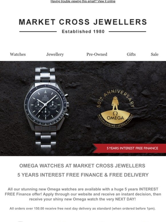 omega watches on finance