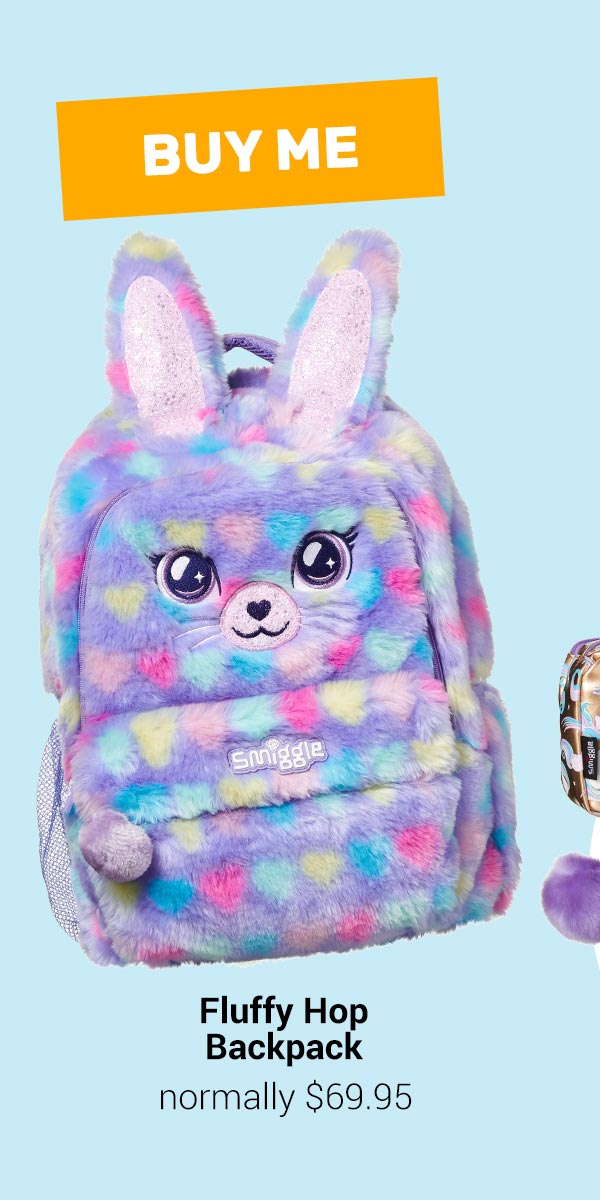 fluffy hop backpack