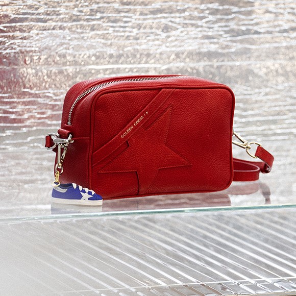 golden goose star leather camera bolsa