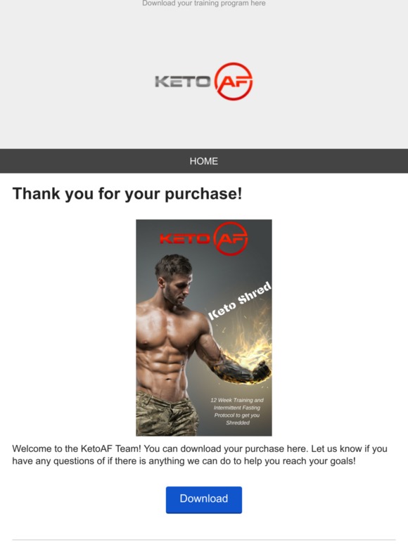 Keto Shred Training Program