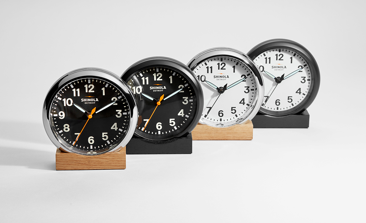 shinola desk clock