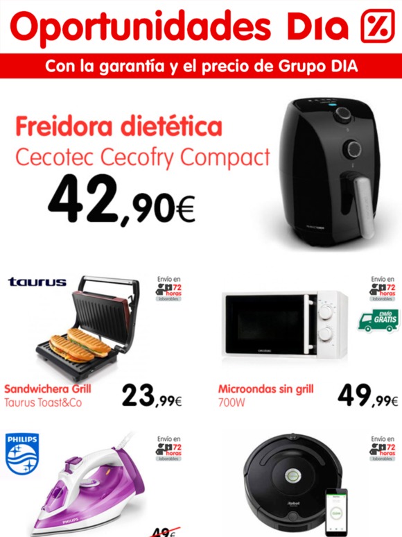  Freidora dietética Cecotec Cocfry 42,90€