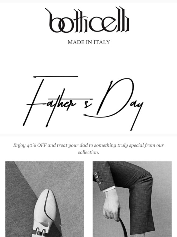 Father's Day is almost here! Enjoy 40% OFF!