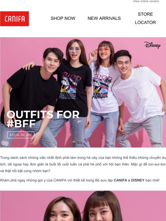 Outfits for #BFF ✌️ Gợi ý set đồ cho hội bạn thân