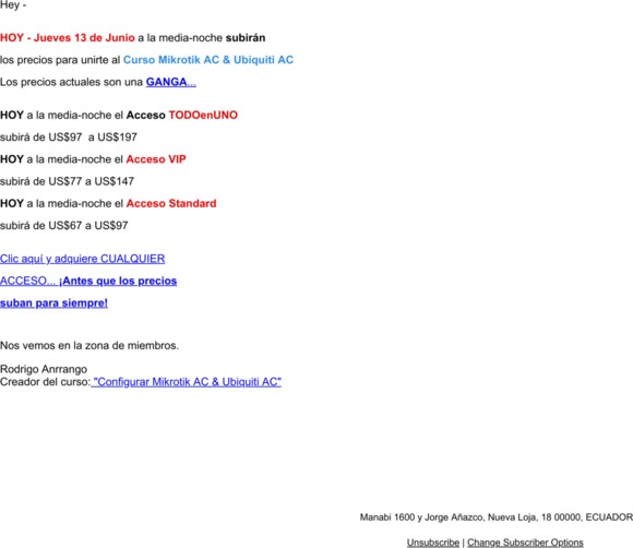 -ULTIMAS 4 HORAS ** Para Unirte al Curso "Configurar Mikrotik AC & Ubiquiti"