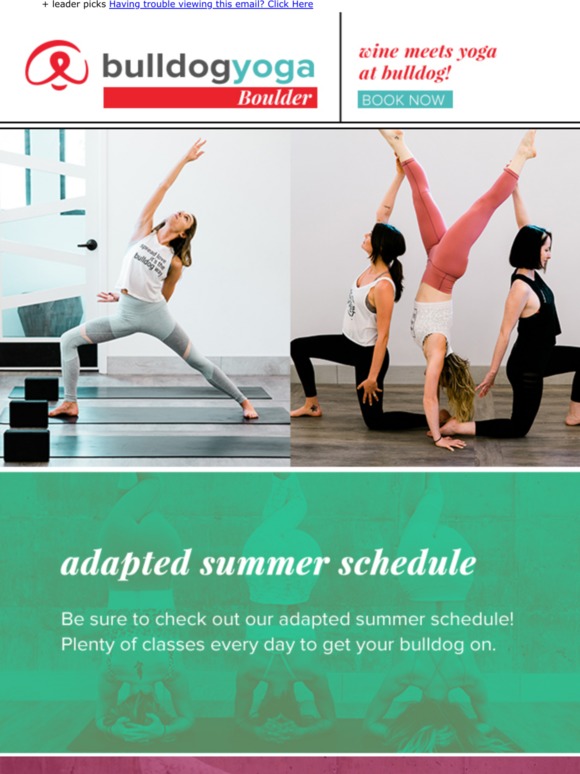 New Summer Schedule + Events!