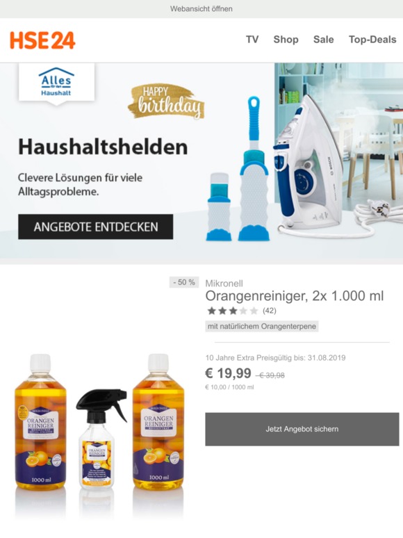 HSE24.at: Haushalt in Schuss? Clevere Helfer und Top-Marken | Milled