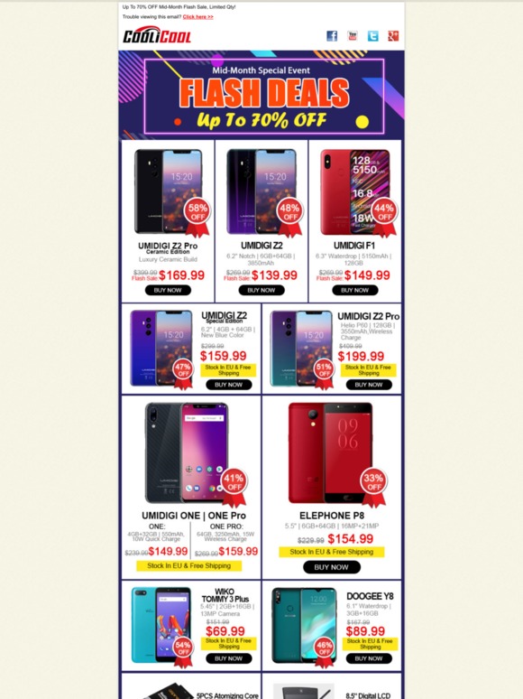 Up To 70% OFF Mid-Month Flash Sale, Limited Qty!