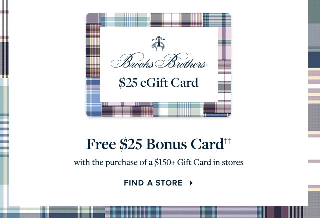 brooks brothers e gift card