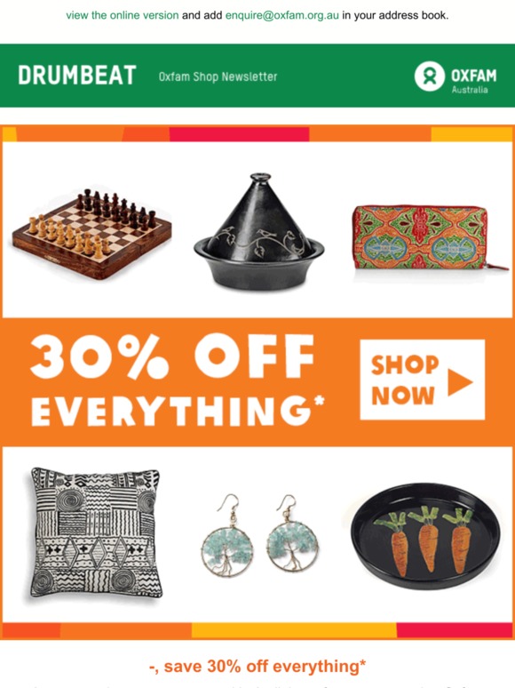 Closing down sale - 30% off everything