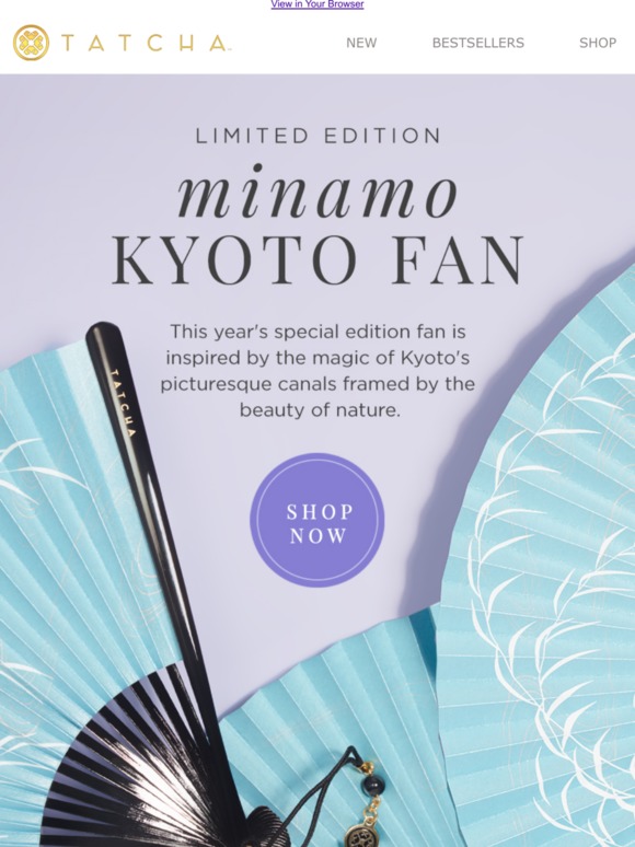 Tatcha: Our Limited Edition 2019 Fan is Here! | Milled