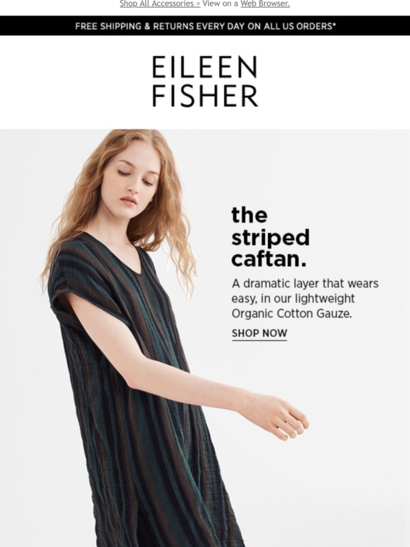 eileen fisher caftan