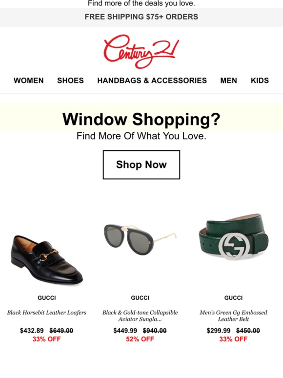 century 21 gucci sunglasses
