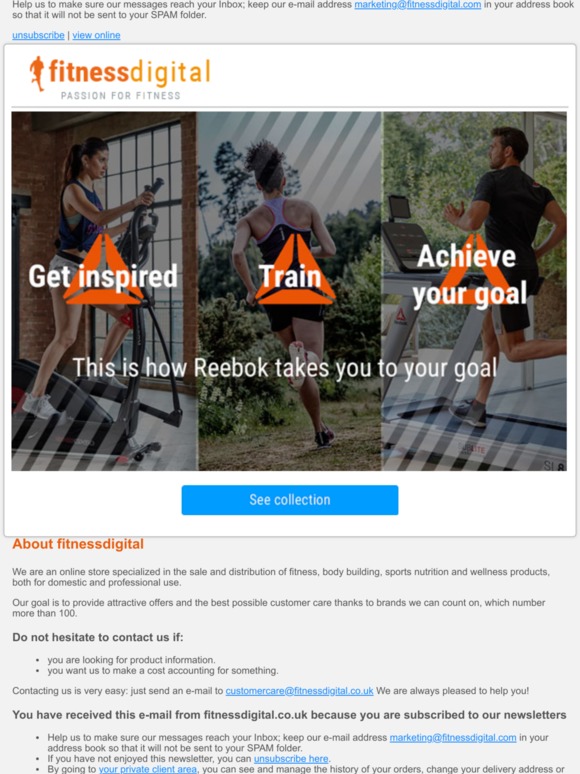 -this is how REEBOK takes you to your goal
